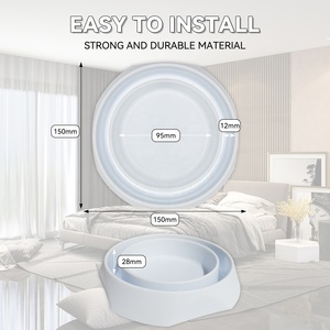 Trampa para Chinches de Cama, Paquete de 4 Unidades, Material PP, Almohadillas Antideslizantes y Recubrimiento Protector para Patas de Cama - Product Image 3