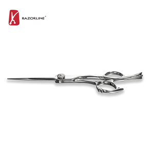 <span class=keywords><strong>Ciseaux</strong></span> de coiffure professionnels AK27 en acier allemand 440c pour le visage et le corps, vente en gros - Product Image 3