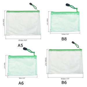 Bolsa Impermeable <span class=keywords><strong>de</strong></span> PVC con Cierre, Tamaños A5/A6/B6/B8, para Archivos, Documentos, Facturas, Carpetas, para <span class=keywords><strong>Oficina</strong></span>, Hogar, Suministros <span class=keywords><strong>de</strong></span> Papelería - Product Image 3