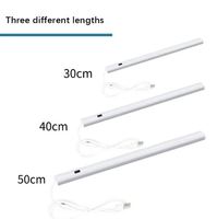 Bande LED en aluminium avec capteur de mouvement et charge USB DC5V pour éclairage de placard, cuisine, armoire, bureau et décoration