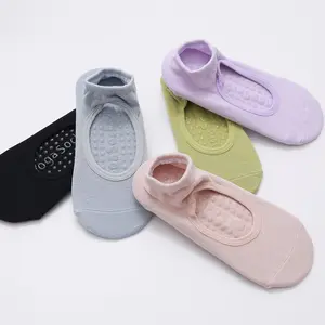 Wholesale Cotton Yoga Socks Fitness Non-Slip Anti-Slip Grip Women Pilates Sock