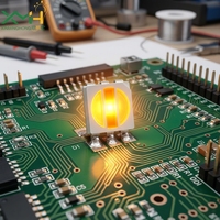 Chip LED SMD 5050 3 en 1, 0.6W, Temperatura de Color Blanco/Blanco Cálido/Rosa, Tricolor, Ra85 CRI, Garantía de 3 Años, Chips Epistar y Sanan