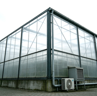 Serres agricoles en film plastique à double couche, grande taille, à simple travée, personnalisées en usine, à faible coût, pour tomates