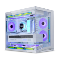 Nuevo en Stock: Caja LIAN LI O11 DYNAMIC MINI V2 Negra y Blanca M-ATX, Compatible con Placa Base ATX, Caja para Juegos de PC