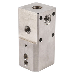 Válvula de alta presión de acero inoxidable, válvula reductora de presión de bloque de barra de 1/4 pulgadas para agua a temperatura normal - Product Image 1