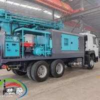Foreuse hydraulique robuste montée sur camion Howo/Dongfeng 6x4 pour puits d'eau, moteur diesel