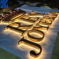 Lettres LED personnalisées en acrylique rétroéclairées et logos lumineux