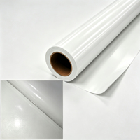 Vinilo Autoadhesivo Imprimible Removible Compatible con Tinta Eco Solvente, Rollo de 50m para Calcomanías y Adhesivos de Pared