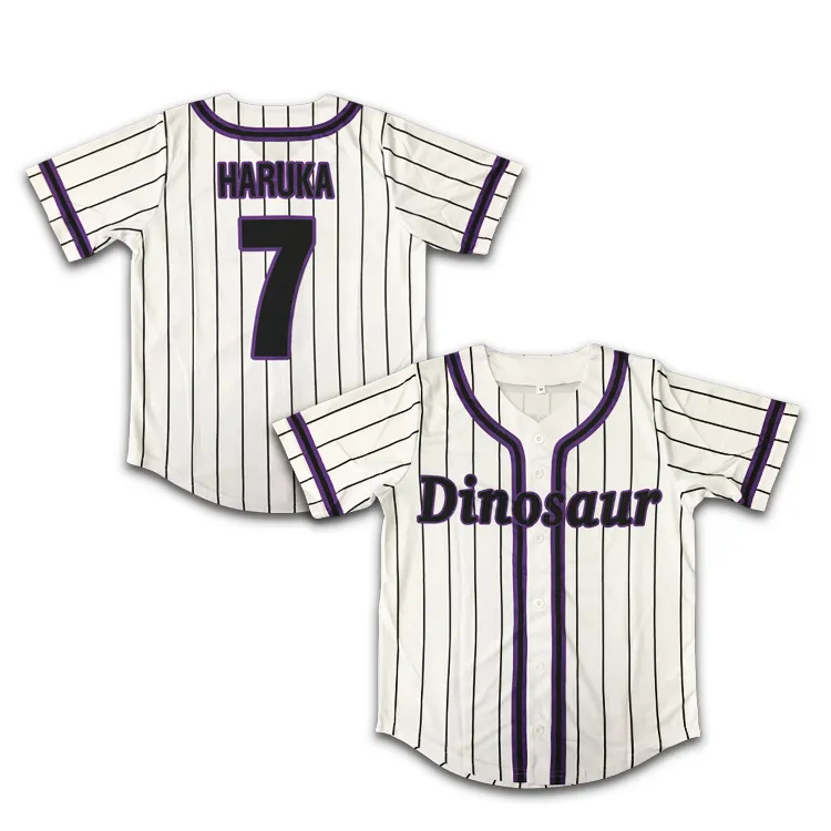 Kaus bisbol kustom desain cetak sublimasi jersey bisbol Tim Pemuda Pria Anda