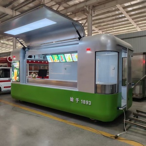 Chariot alimentaire avec double évier, hotte <span class=keywords><strong>d</strong></span>'extraction et conception de remorque alimentaire mobile pour la vente en marché hivernal - Product Image 5