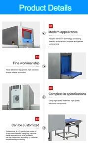 Inspección de seguridad alimentaria Industrial Detección automática de objetos extraños Máquina detectora de metales para alimentos por rayos X - Product Image 6