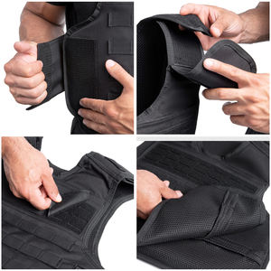 เสื้อเกราะป้องกันแบบกำหนดเองสำหรับผู้ชายและผู้หญิง สีดำ สีกากี เสื้อเกราะยุทธวิธีสำหรับการต่อสู้ - Product Image 6