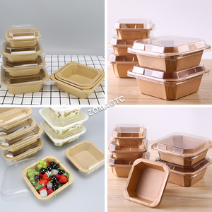 Hoàn toàn tự động kraft giấy duy nhất PE dùng một lần hộp đựng thức ăn dùng một lần PE tráng ăn trưa hộp thức ăn nhanh hình thành máy làm - Product Image 6