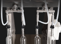 Machine de remplissage de vin portable semi-automatique en acier inoxydable 304, petit dispositif de mise en bouteille de liquides pour vin, vin de fruits, spiritueux et brassage