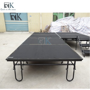 Modular Iron Stage Platform 1.22x2.44m Black Portable Quick Connect for Exhibitions - Product Image 6