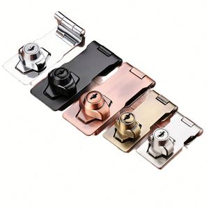 Zinc Alloy Drawer <b>Lock</b> for Outdoor Anti-Theft No-Drill Locking Plate Durable for <b>Cabinet</b> File Storage Bedroom & Workshop - Product Image 1
