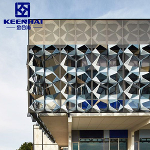 Paneles de <span class=keywords><strong>Fachada</strong></span> de Metal para Exteriores, Revestimiento de Aluminio de Diseño Moderno para Decoración de Edificios, Fachadas de Hoteles - Product Image 1