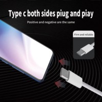 Cable USB tipo C de carga rápida 3A trenzado de 60W extra largo de 3 metros para teléfonos móviles y computadoras