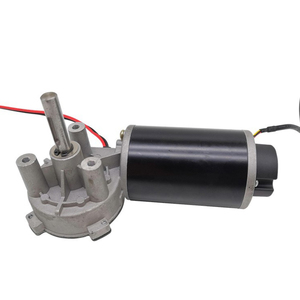 Moteur à engrenages électrique CC réversible à couple élevé 12V 24V 50 tr/min, axe plat double à angle droit pour volet de volume et porte de garage - Product Image 6