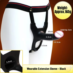 Estensore del Pene Realistico Indossabile, Guaina in Silicone Cava per Ingrandimento, Giocattoli per Adulti per Uomini e Coppie - Product Image 6
