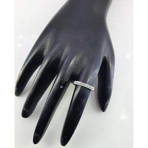 Jewelspaark Diamond <b>Ring</b> 0.12 Cttw Round Cut 925 Sterling <b>Silver</b> Channel Setting Engagement Jewelry For Women - Product Image 4