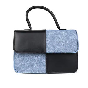 Sac à bandoulière carré tendance pour femme, nouvelle mode, bandoulière unique, imperméable, en PU, fermeture à rabat, décoration lettres, tendance - Product Image 5