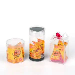 Klare Plastik boxen Runde kleine Kreis behälter für Süßigkeiten, Geschenke, Hochzeiten, Party artikel, Aufbewahrung boxen aus Kunststoff