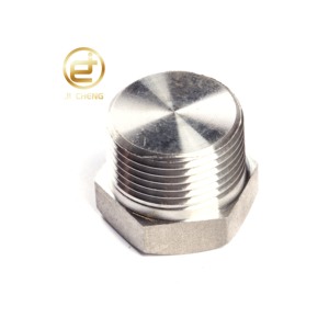 3/4 ''npt chủ đề nam thép carbon <span class=keywords><strong>A105</strong></span> thép không gỉ <span class=keywords><strong>ASTM</strong></span> A182 f316l Hex đầu cắm - Product Image 6