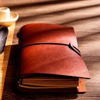 Libreta/Agenda de Lujo Personalizada con Tapa Dura de Cuero PU/Tela, A4/A5/A6/B5/B6, con Encuadernación Cosida, Porta Bolígrafo y Opción de Regalo