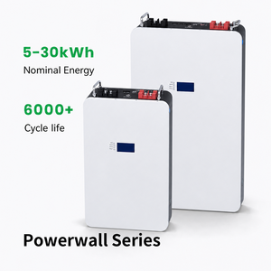 Sistema de Energía Solar para el Hogar, Batería de Litio de 51.2v, 5kwh, 10kwh, 15kwh, 30kwh, Batería Lifepo4 de Montaje en Pared - Product Image 1