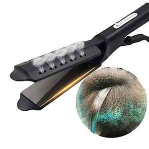 Cadeaux de fête : Brosse lissante et fer à friser en céramique à température réglable sur quatre niveaux, peigne chauffant pour la maison, outils capillaires - Product Image 4