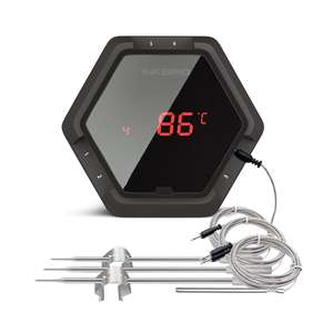 IBT-6XS facile da leggere termometro di carne con sei sonde - Product Image 1