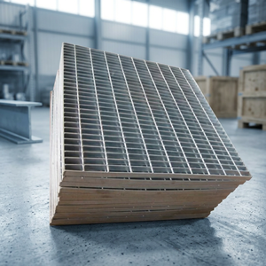 Grille en acier galvanisé carrée, anti-corrosion, revêtement en zinc, moderne, durable, pour sols industriels et entrepôts - Product Image 3