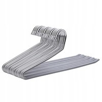 Cadre de pantalon antidérapant en plastique PVC cintre en métal enduit de type S cadre de pantalon d'oie en gros