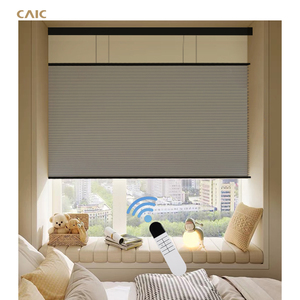 Persianas Celulares Eléctricas Personalizables, Integradas, Tipo Panal, de Arriba Hacia Abajo y de Abajo Hacia Arriba, Impermeables y Opacas - Product Image 5