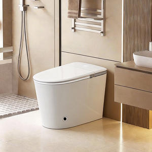 <span class=keywords><strong>Toilette</strong></span> intelligente pour salles de bain modernes avec fonction de chasse d'eau en cas de panne de courant - Product Image 1