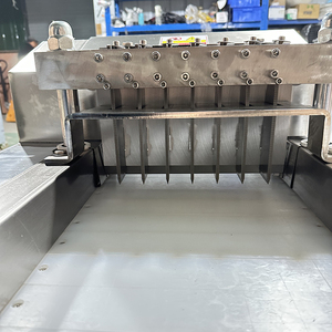 Commercial Automatic <b>Meat</b> Dicing Machine Stainless Steel Chicken Bone Cutting Machine Frozen <b>Meat</b> Cube Cutter - Product Image 3