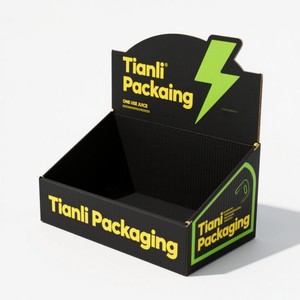 Phân Hủy Sinh Học Màu Đen Truy Cập Hàng Đầu Bán Lẻ Hộp In Kỹ Thuật Số Hiển Thị Hộp Cho Lollipop Tốt Nhất Bán Giá Rẻ Matte Lớp Phủ Hộp - Product Image 3