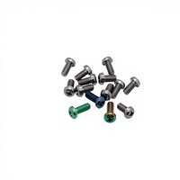 Visserie en titane Ti6Al4V à tête plate Torx plaquée arc-en-ciel, vis anti-rouille usinée CNC pour pièces automobiles et de vélo personnalisées