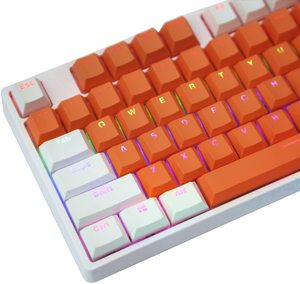 Customized 104-keys Mechanical Keyboards Keycap 500 Million Times Life Expectancy <b>Black</b>/white Color for <b>Computer</b> Laptop / - Product Image 3