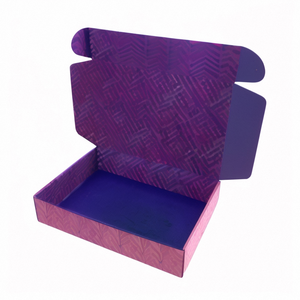 Logo personnalisé Eco E Flûte Papier en carton ondulé Grand emballage <span class=keywords><strong>Littérature</strong></span> Expédition Boîte postale - Product Image 6
