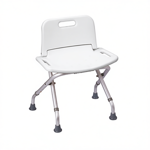 Asiento de Ducha Plegable Blanco, 47 cm de Largo, 13.5 cm de Ancho, 41.5 cm de Alto, Equipo de Seguridad para Baño - Product Image 2