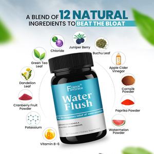 Extracto de Agua Diurética Personalizado para el Alivio Temporal de la Retención de Agua, 60 Cápsulas, Cápsulas de Agua Diurética para Adultos - Product Image 4