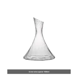 מתקן יין קריסטל אירופאי מודרני יוקרתי, דקנטר יין אדום, מנופח ביד, ידידותי לסביבה, קיבולת 1000-1500 מיליליטר, מותג JBJ - Product Image 6