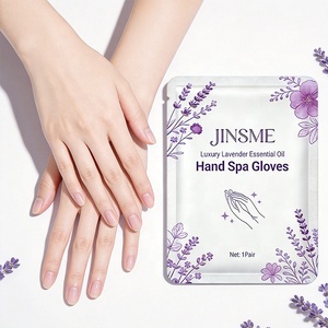 Private Label Luxury Lavender Essential Oil Hand Care <b>Gloves</b> 30ml Smooth Nourishing Delicate Hand Spa Mask Customization - Product Image 1