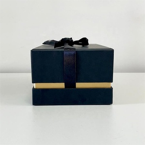 Portavelas <span class=keywords><strong>Extra</strong></span> <span class=keywords><strong>Grandes</strong></span> de Alta Calidad, Portavelas Negros Mate con Tapas de Madera - Product Image 4