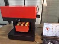 2025 Imprimantes à jet d'encre colorées automatiques Gâteau Chocolat Bonbons Cookie Encre comestible Machine d'impression Imprimante à biscuits numérique