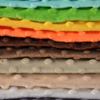 2023 Offre Spéciale Turquie double couche doux minky dot tissu pour couverture de bébé