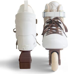 <span class=keywords><strong>Pattini</strong></span> in Linea per Donne - Modello Classico a Taglia Regolabile per Donne Adulte, Guscio Rigido ABEC-7, Scorrevoli e Confortevoli - Product Image 2