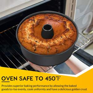 Venta caliente Angel Food Cake Pan 10 pulgadas Sartén <span class=keywords><strong>de</strong></span> tubo antiadherente <span class=keywords><strong>para</strong></span> hornear <span class=keywords><strong>Libra</strong></span> Pastel <span class=keywords><strong>de</strong></span> gasa Diseño <span class=keywords><strong>de</strong></span> <span class=keywords><strong>una</strong></span> pieza sartén <span class=keywords><strong>para</strong></span> hornear - Product Image 4